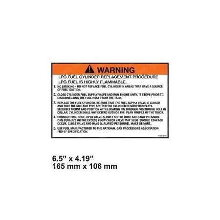 Mitsubishi REPLACEMENT DECAL, WARNING 93165-18100