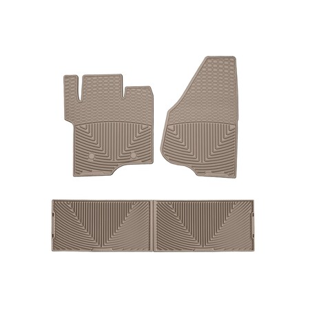 Weathertech Tan, Front and Rear All Weather Floor Mats W203TN-W207TN