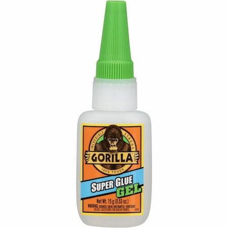 Gorilla Glue Adhesive, Super Glue Gel Series, White, 10.1 oz, Cartridge 7600101