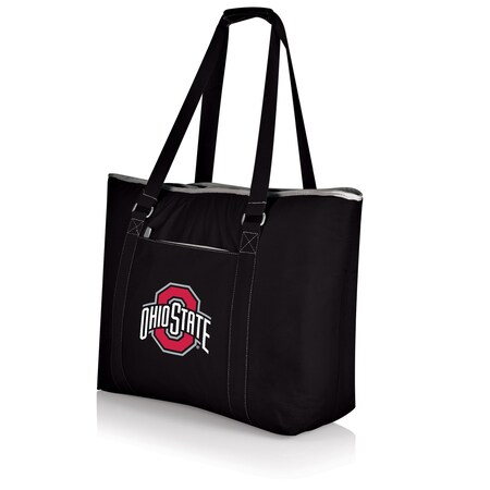 Picnic Time Family Of Brands NCAA Ohio State Buckeyes Tahoe XL Tote Cooler Bag - Soft Cooler Bag - Picnic Cooler, Black 598-00-175-444-0