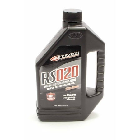 Maxima Racing Oils 1 qt RS Motor Oil 0W20 Synthetic MAX39-14901S