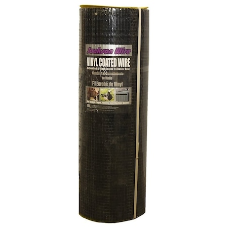 Jackson Wire 11 03 38 24 Hardware Cloth, 100 ft L, 36 in W, 19 Gauge, 12 x 12 in Mesh, Galvanized, Black 11033824