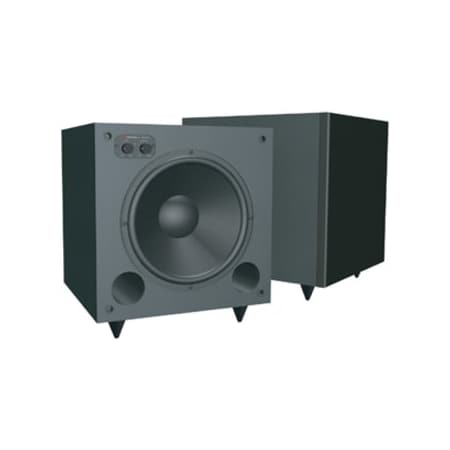 Audiosource 175 Watt Max 12-in Amplified subwoofer w/Twin tuned ports PSW112