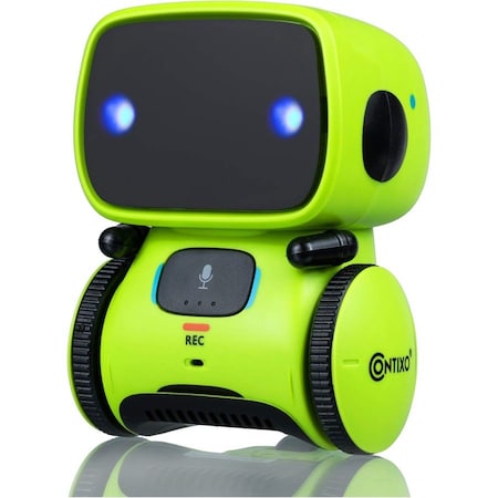 Contixo Learning Educational Kids Robot, Green R1-Green