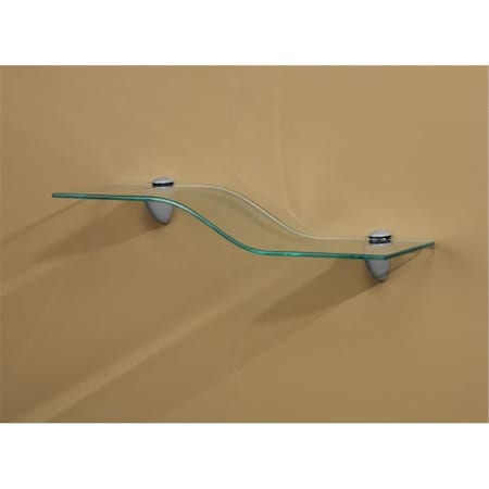 D2D Technologies Concepts Mini Verve Clear Glass Shelf D22609857