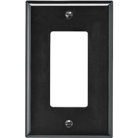 Eaton Wiring Devices Wallplate, 4.87 in L, 3.12 in W, 1 -Gang, Polycarbonate, Brown PJ26B