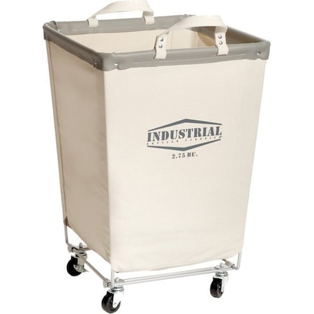 Seville Classics Canvas Laundry Car, Commercial, Heavy Duty WEB340