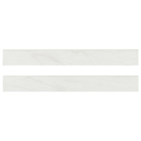 Msi Durban White SAMPLE Polished Porcelain Bullnose Wall Tile ZOR-PT-TR-0121-SAM