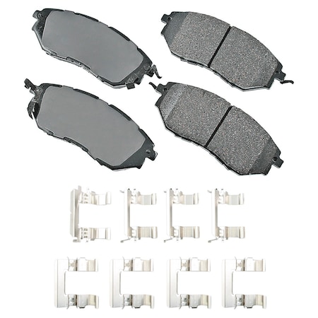 Akebono Proact Disk Pad, Act1078A ACT1078A