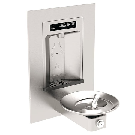 Haws Fountain w/Bottle Filler, 28 3/8 in H 1001HS