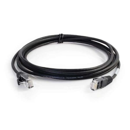 Fasttrack 1 ft. Cat6 Snagless Unshielded UTP Slim Ethernet Network Patch Cable, Black FA987397