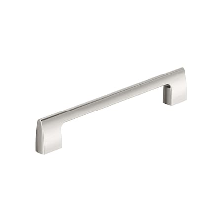 Amerock Riva 7-9/16 inch 192mm Center-to-Center Satin Nickel Cabinet Pull BP55488G10