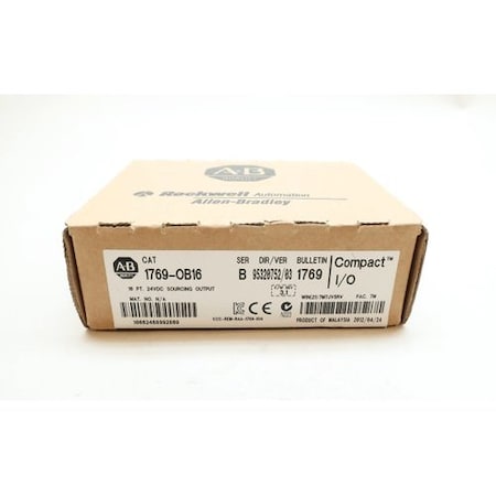 Allen Bradley COMPACT I/O OUTPUT MODULE SER B 1769-OB16