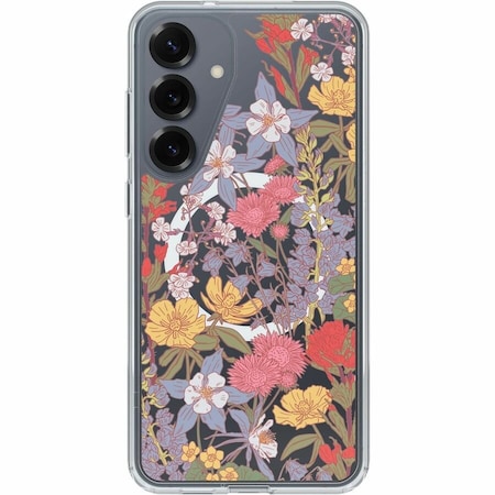 Otterbox Symmetry Clear Magnetic Case For Samsung Galaxy S25 Plus, Floral Clear 77-97694