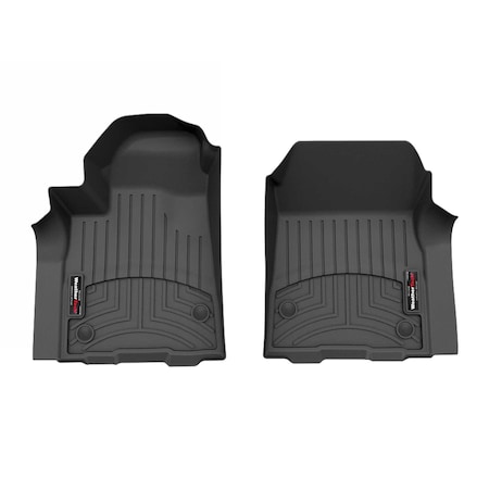 Weathertech Black, Front FloorLiner for Vinyl Floors 4418801V