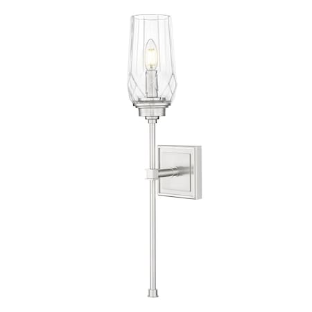 Z-Lite Cosmo Brushed Nickel 1 Light Wall Sconce 2015-1S-BN