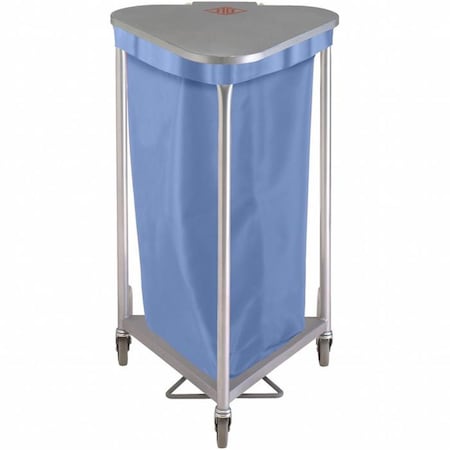 Cool Kitchen 669-NYB Triangular Nylon Hamper Bag for Series, Blue CO1137949