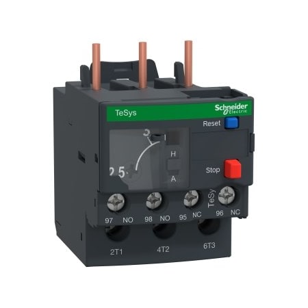 Square D Thermal Overload Relay, 1NC/1NO, 2.5 A Min current, 4 A Max current LRD08L