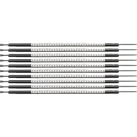 Brady ClipSleeve Wire Markers Size 05 Nylon 22 AWG - 20 AWG, G Pack of 300 Each, 300PK SCN05-G