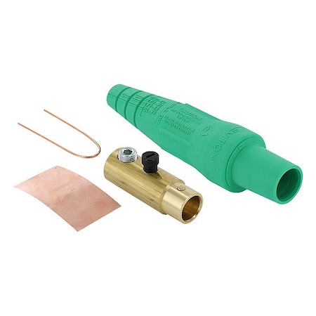 Leviton Single Pole Inline, 400 A, Female, Green 16D32-UG