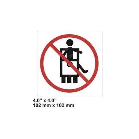 Taylor-Dunn REPLACEMENT DECAL, ARMS/LEGS INSIDE 3 WH 94-301-43