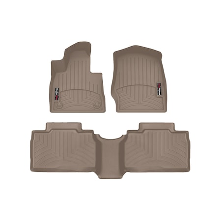 Weathertech Tan, Front and Rear Floorliners 4517161-4515752