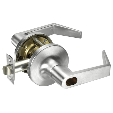 Yale Fail Secure, 24V, Electrified Cylindrical Lock, AU Lever Design, SFIC Prep, Less Core, Satin Chrome B-AU5491LN 626 24V