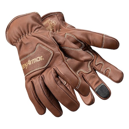 Hexarmor Safety Gloves, Brown Cuff, PR 5081-XL (10)