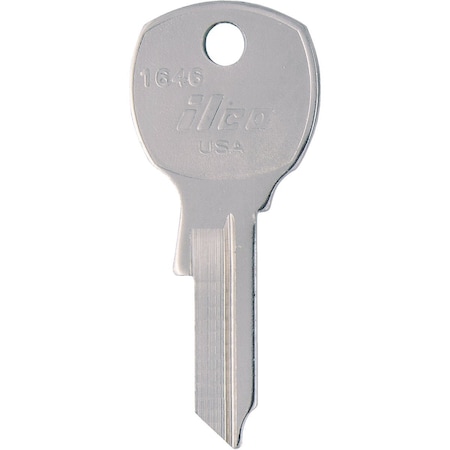 Ilco National Nickel Plated Mailbox Key 1646, 10PK IAA00019472