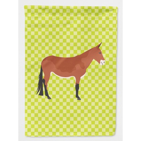 Carolines Treasures Mule Green Flag Canvas House BB7671CHF