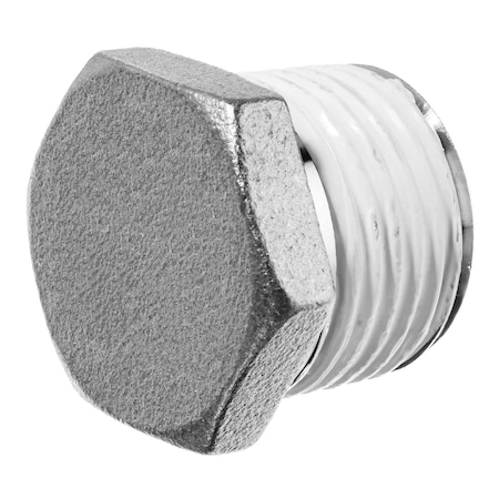 Zoro Select Plug, Stainless Steel, Threaded 3/4 in ZUSA-PF-361