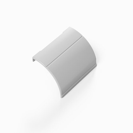 D-Line 0.87x0.87in White Cable Outlet, 5PK US/FLCO22QSW-5PK