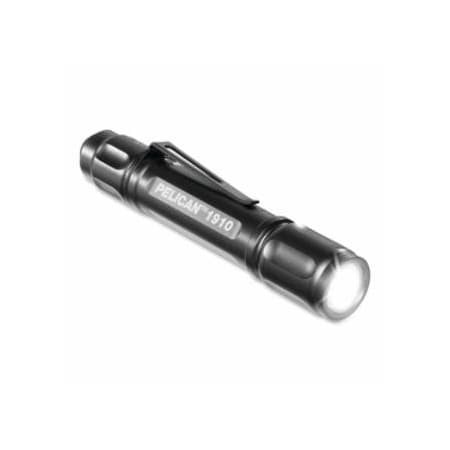 Pelican 1910 Flashlight, 1.5 v, 3.80 in L, Black, 6PK 562-019100-0001-110