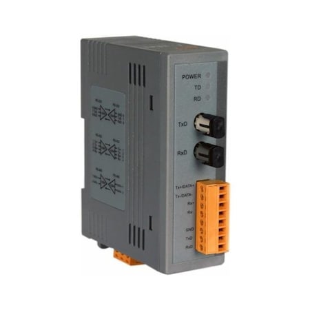 Icp Das RS-232/422/485 to Fiber Optic Converter I-2541