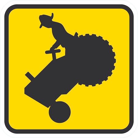 Lyle W11-5, Farm Machinery Symbol (Old Style) Reduced Size, 12x12, Engineer Grade, Yellow G-2044-EG_12x12