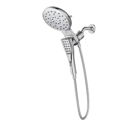 Moen 7 in. Rain & Hand Shower Comb, Chrome 110832