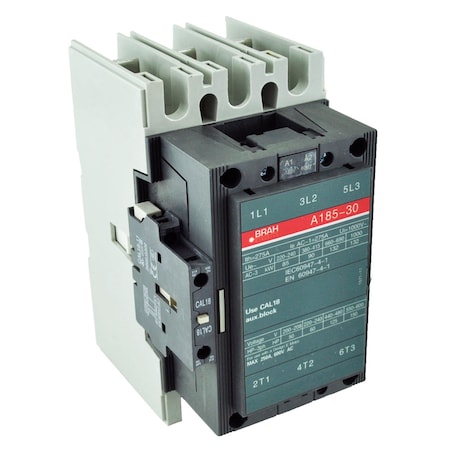Brah Electric , Replacement 156A 600V 3P with 120VAC Closing Coil for A-Line Contactor A185-30-11 BA185-30-11