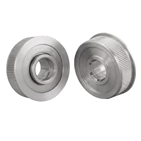 Miller Bearing Conveyor Bearing, Flanged Semi-Precision, 316 Stainless Steel, 0.3125 in Bore Dia., Hex Bore FR-2265-11HVDS SS-G