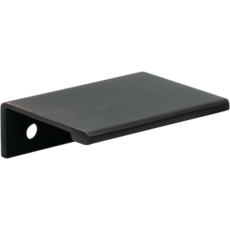 Designperfect 1-1/4'' Center-to-Center Tab Pull, Brushed Oil Rubbed Bronze DPA-F421ORB