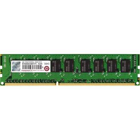 Transcend Information 4GB DDR3L 1600 ECC UNBUFFERED LONG-DIMM LOW VOLTAGE 1.35V 1RX8 240PIN TS512MLK72W6H