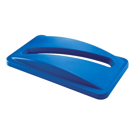 Crusader CTH Thin Recycling Container Paper Lid, Blue, Polypropylene CTH-LPABL
