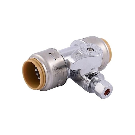 Sharkbite Push-to-Connect, Oval, Brass, 125 psi UR24985A