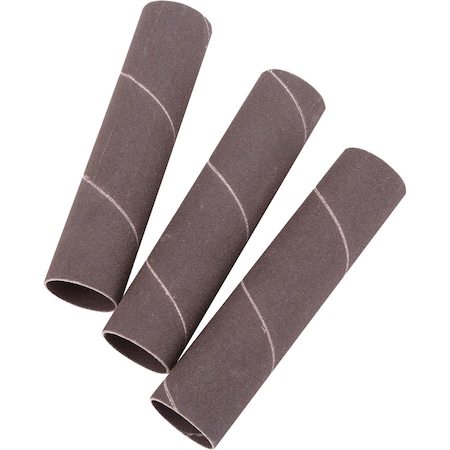 Grizzly 1" Dia. x 4-1/2" A/O Hard Sanding Sleeve, 120 Grit, 3PK H5443
