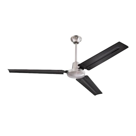 Westinghouse Jax Series Ceiling Fan, 3-Blade, Black Blade, Steel Blade, 4-Speed 7800300
