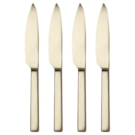 Mepra Stile Steak Knives Set - 4 Pieces - Ice Champagne 107544434IC