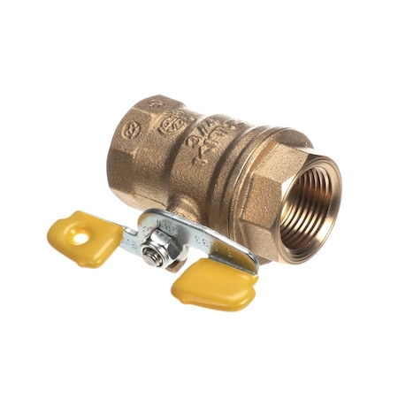 Quest Metal Works Drain Valve with Wing Handle, 3/4in 23-BVB07BM