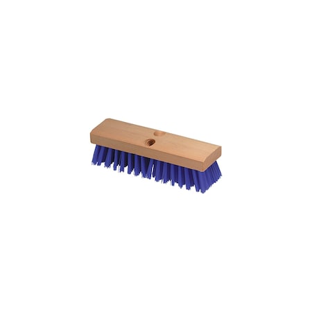 Cascades Pro Deck Scrub Stiff PP 10in Wood Block BL 3617514-EA