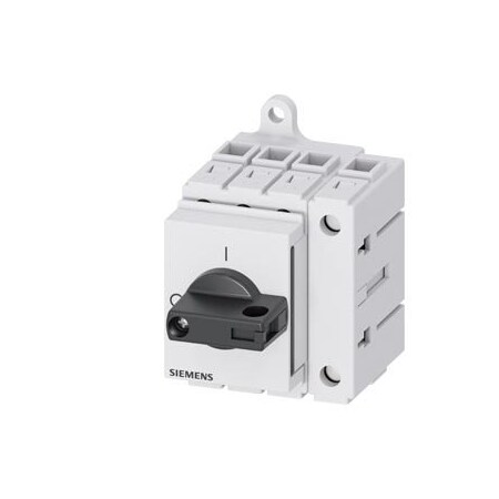 Siemens Load disconnector 3LD3 Iu 25 A Main switch 3-pole + N Rated operating 3LD3130-0TL11