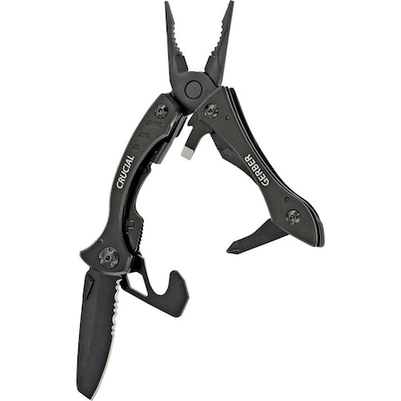 Gerber Crucial Series MultiTool, 8Function, Curved Handle 31-001518