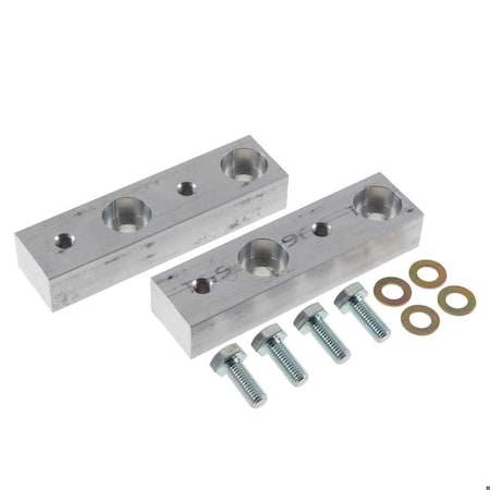 Synergy JEEP JK REAR SWAY BAR DROP BRACKET KIT, BILLET ALUM. 1.0IN DROP 8086-02